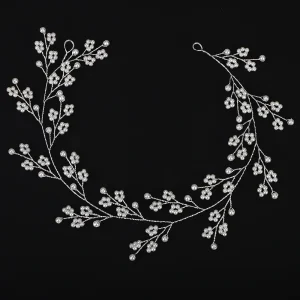 Bandeau de Sauna en Perles Argentées pour Femme, Accessoires de Cheveux de Mariage, Tiare de Patients de Mariée, Coiffure de Demoiselle d’Honneur, Bijoux de ix Bandeau de Sauna en Perles Argentées pour Femme, Accessoires de Cheveux de Mariage, Tiare de Patients de Mariée, Coiffure de Demoiselle d’Honneur, Bijoux de ix