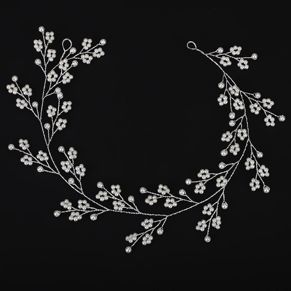 Bandeau de Sauna en Perles Argentées pour Femme, Accessoires de Cheveux de Mariage, Tiare de Patients de Mariée, Coiffure de Demoiselle d’Honneur, Bijoux de ix Bandeau de Sauna en Perles Argentées pour Femme, Accessoires de Cheveux de Mariage, Tiare de Patients de Mariée, Coiffure de Demoiselle d’Honneur, Bijoux de ix