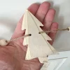 couronne de perles en bois artificiel rustique, 12 arbres, guirlande de noël pour décoration de vacances, décoration saisonnière de cheminée