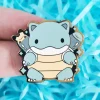 broche en alliage pokemon dragonite blastoise pour enfants, épinglettes anime, bijoux, badge de fête, accessoires vestisensmignons, cadeaux d'anniversaire