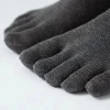 5 paires de chaussettes à orteils pour hommes et femmes, chaussettes à cinq doigts, en coton respirant, sport, course à pied, couleur unie, cadeau d'anniversaire