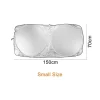 pare soleil pour pare brise de voiture, visière pour usage intérieur, parasol pliant, adapté aux automobiles, aide à la protection solaire