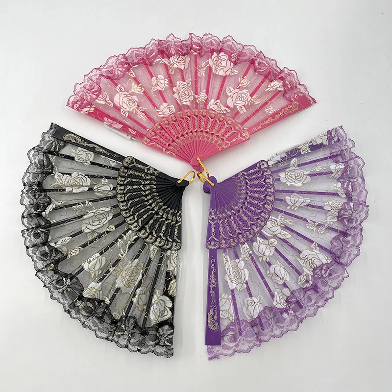 fan pliant lumineux lolita danse scène performance ventilateur à main led rétro rouge foncé noir rose fans fête de mariage photographie accessoire fan pliant lumineux lolita danse scène performance ventilateur à main led rétro rouge foncé noir rose fans fête de mariage photographie accessoire