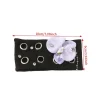 hibiscus papillon orchidée tricoté bandeau y2k hip hop fleur élastique bandeau large côté creux strass chaîne foulard