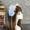 doux lolita dentelle bandeau ruban arc kawaii à volants bandeau jk cheveux accessoires anime femme de chambre cosplay coiffure cosplay accessoire