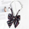 uniforme sвrayé de style jk japonais avec nministériels d papillon pour femme, cosplay coréen à la mode