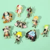anime une pièce classiques figure dessin animé broches mode drôle singe d. luffy badge pour amis bijoux accessoires cadeaux