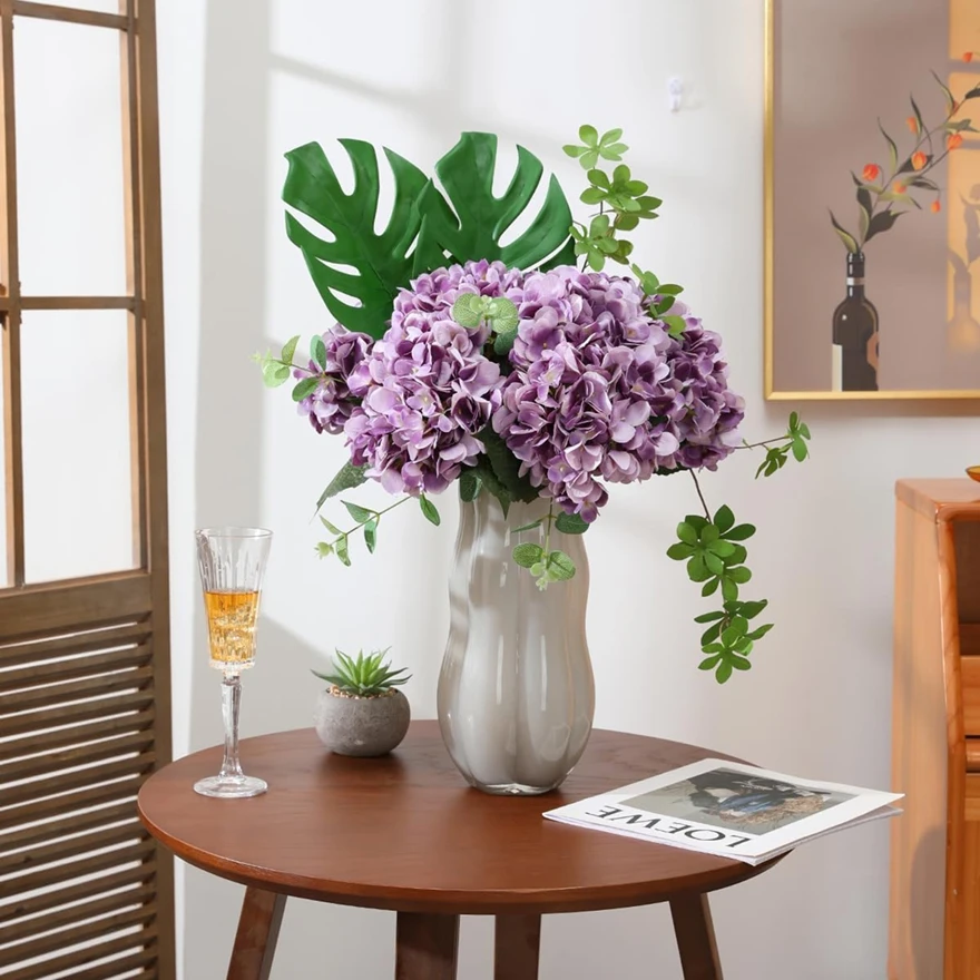 1 bundle soie hortensia fleurs décoratives de mariage accessoires de mariée liquidation festival décor vases accueil fleurs artificielles bricolage 1 bundle soie hortensia fleurs décoratives de mariage accessoires de mariée liquidation festival décor vases accueil fleurs artificielles bricolage
