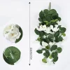 fleurs artificielles bonsaï artificielles décor begonias extérieur tenture murale fleurs pour décor de patio aménagement paysager décor à la maison