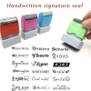 Tampon encreur personnalisé avec nom de l’enseignant, Signature de calligraphie, tampon de lettre personnalisé auto-encreur pour étudiant Tampon encreur personnalisé avec nom de l’enseignant, Signature de calligraphie, tampon de lettre personnalisé auto-encreur pour étudiant