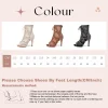 swdzm bottes de danse en biscuits complet pour femmes, chaussures de danse latine jazz, bottes de phtalboots brillantes, talons fins sexy pour dames