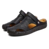 sandales d'été pour hommes, style étudiant, bout ouvert, décontractées, polyvalentes, post magique, ultra légères et douces, chaussures de plage antidérapantes à la mode