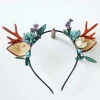 accessoires de fête à la mode pour filles, fleur pour branche féminine, cerceau de tête de style coréen, bandeau en bois, accessoires pour cheveux pour femmes