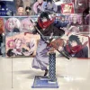 naruto acrylique ornement haruno sakura sasuke anime figurine voiture bureau décoration modèle jouet cadeaux d'anniversaire pour les fans de naruto
