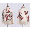 kimono sakura pour filles, style japonais, imprimé floral, vintage, robe pour femmes financièrement, camélia, amour, costume haori, vêtements asiatiques