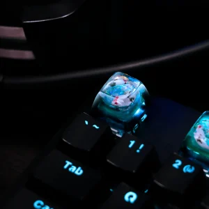 1 pièce fait à la main bonne chance Koi carpe personnalisé Artisan résine Keycaps bricolage Gamer mécanique rétro-éclairé claviers MX Switch clé cap 1 pièce fait à la main bonne chance Koi carpe personnalisé Artisan résine Keycaps bricolage Gamer mécanique rétro-éclairé claviers MX Switch clé cap