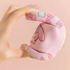 sanrio kuromi pantoufles de dessin animé filles et garçons chaussures coulissantes antidérapantes d'intérieur sandales à bout ouvert pour enfants doux et confortables