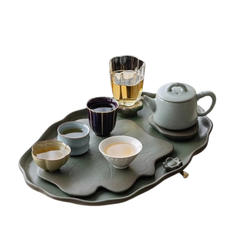 plateau à thé cadeau de bureau, cérémonie de service, gadget de cuisine de mariage, plateau à thé, ensembles de feuilles, serveerplateau, accessoires pour la maison plateau à thé cadeau de bureau, cérémonie de service, gadget de cuisine de mariage, plateau à thé, ensembles de feuilles, serveerplateau, accessoires pour la maison