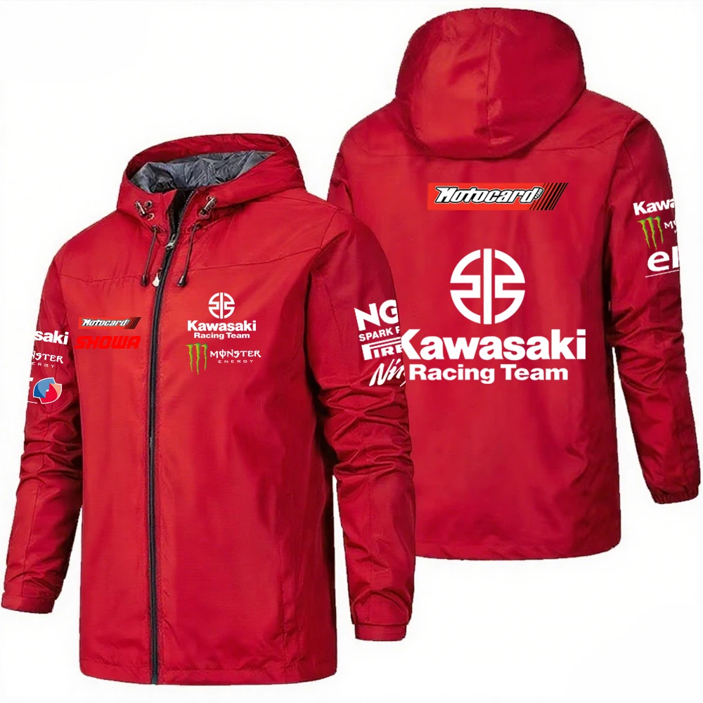 kawasaki moto course même style submachine veste lourde moto équitation veste mode tendance coupe vent veste kawasaki moto course même style submachine veste lourde moto équitation veste mode tendance coupe vent veste