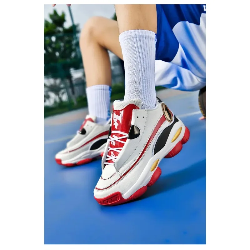 chaussures de basket ball classiques et pratiques pour hommes, chaussures de sport de plein air décontractées, semelle extérieure tendance, douce, confortable, antidérapante et résistante à l'usure chaussures de basket ball classiques et pratiques pour hommes, chaussures de sport de plein air décontractées, semelle extérieure tendance, douce, confortable, antidérapante et résistante à l'usure