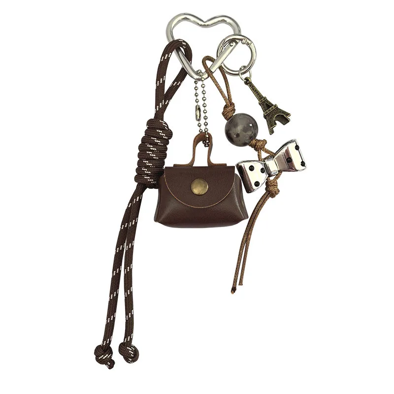 porte clés de voiture à nœud chinois, décoration de sac, accessoires à nœud tissé à la mode porte clés de voiture à nœud chinois, décoration de sac, accessoires à nœud tissé à la mode