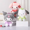 jouets en peluche animaux de dessin animé, poupées en peluche mignonnes, sanurgente, légumes, cinnamoroll, hellokitty, pochacco, melody, kuromi, oreillers en peluche