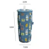 sac fourre tout portable pour thé au lait, sac de conservation de la chaleur, housse de tasse isolée, sac parapluie, sac à main, accessoires pour boissons de camping