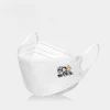 demon slayer tanjirou chicken anime masques anti poussière pour hommes et femmes, masque noir et blanc, accessoires de dessin animé, cadeaux de voyage, 10 pièces, 50 pièces
