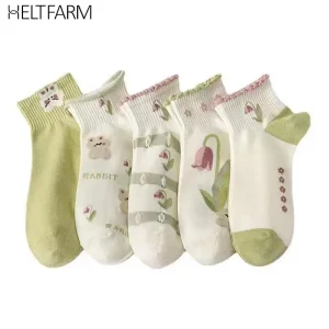 Chaussettes en coton de style coréen Kawaii, chaussettes à tube bas, chaussettes respirantes absorbant la transpiration, chaussettes courtes décontractées de style Harajuku, printemps et été Chaussettes en coton de style coréen Kawaii, chaussettes à tube bas, chaussettes respirantes absorbant la transpiration, chaussettes courtes décontractées de style Harajuku, printemps et été