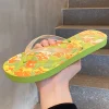 tongs tendance vêtements d'extérieur d'été à la mode clip sur pantoufles de plage anti dérapant couple attelle pantoufles loisirs commodité