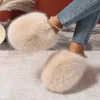 pantoufles d'intérieur innovantes pour femmes, antidérapantes, tête ronde, garde au chaud, chaussures one kick pour femmes, pantoufles de maison légères en daim, nouvelle collection 2025