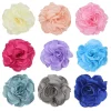 grande broche fleur de rose en tissu, épinglettes d'art faites à la main, corsage imbibé de robe, bijoux de fête de mariage, mode