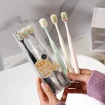 3 pièces/ensemble japonais brosse à dents à poils souples à tête large adulte Couple ménage brosse à dents Premium à poils souples fins зуб coi щетка 3 pièces/ensemble japonais brosse à dents à poils souples à tête large adulte Couple ménage brosse à dents Premium à poils souples fins зуб coi щетка