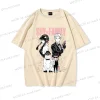 japanese anime anya forger spy x family printed t shirt women men casual harajuku cute crewneck short sleeve coton t shirt