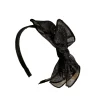 vente chaude de la saison nouveau bandeau en maille avec nœud papillon couvre chef pour femme bandeau de cheveux pressé élégant pince à cheveux polyvalente cheveux a...