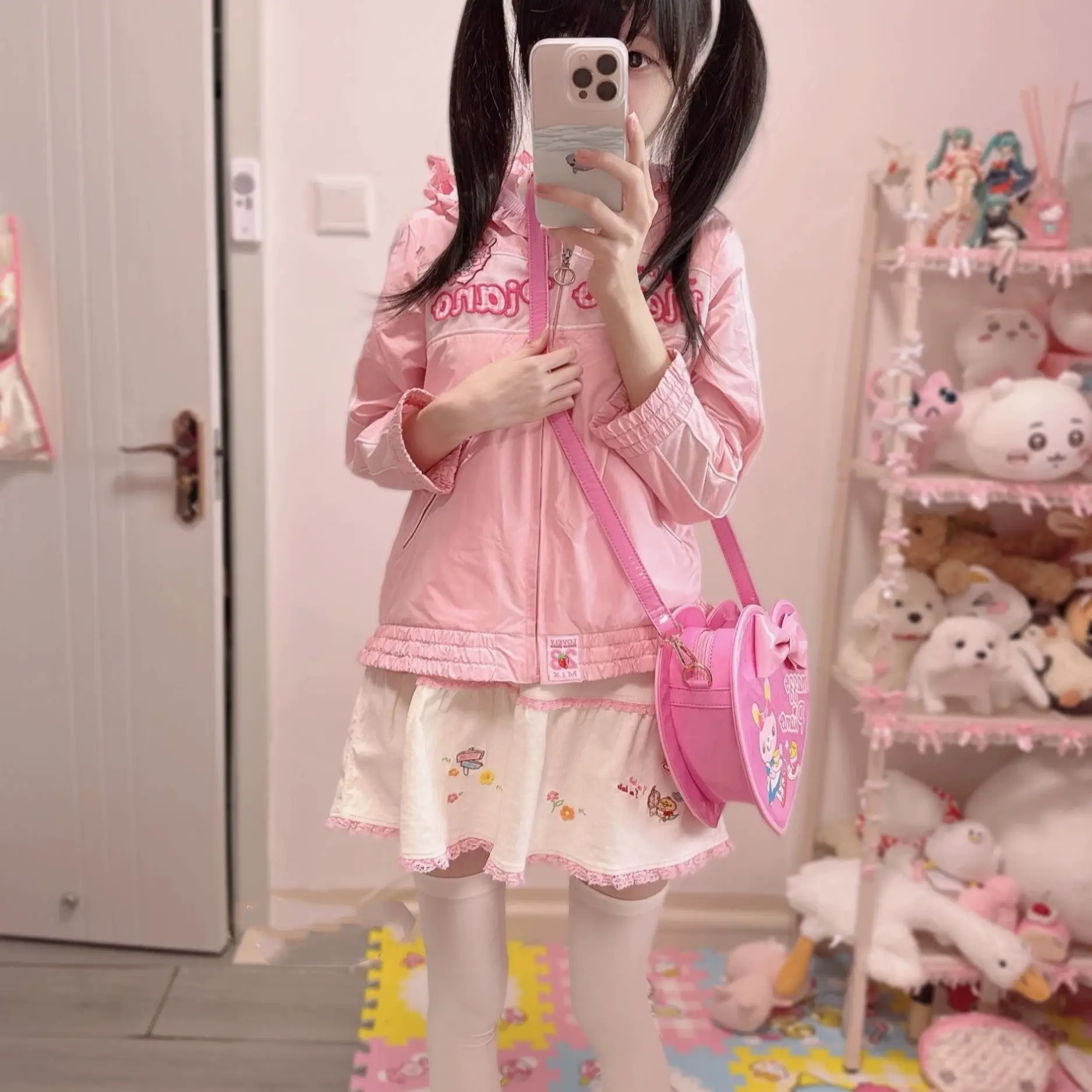 sac à bandoulière japonais pour femmes, mignon, dessin animé mp, esthétique, vêtements de fille lolita, accessoires y2k, sac à bandoulière de grande capacité sac à bandoulière japonais pour femmes, mignon, dessin animé mp, esthétique, vêtements de fille lolita, accessoires y2k, sac à bandoulière de grande capacité