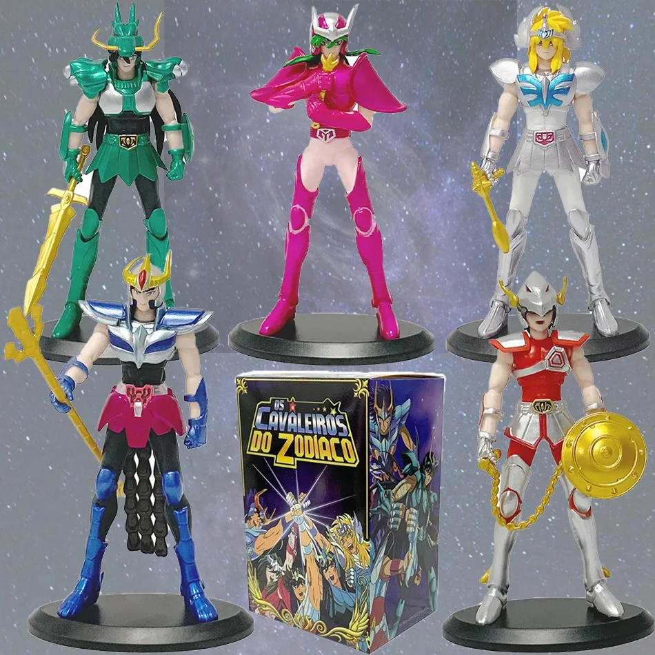 Figurine de dessin animé Phoenix Ikki Hyoga Seiya Shiryu, modèle d’armure debout, jouets pour enfants, boîte en PVC, décoration de Collection de bureau, 19CM Figurine de dessin animé Phoenix Ikki Hyoga Seiya Shiryu, modèle d’armure debout, jouets pour enfants, boîte en PVC, décoration de Collection de bureau, 19CM