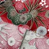 tissu japonais en pur coton imprimé bronzant, chats au mètre pour patchwork, sacs kimono cheongsam, bricolage, couture, tissu de dessin animé rouge