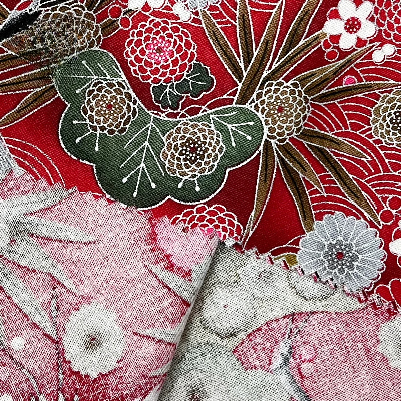 tissu japonais en pur coton imprimé bronzant, chats au mètre pour patchwork, sacs kimono cheongsam, bricolage, couture, tissu de dessin animé rouge tissu japonais en pur coton imprimé bronzant, chats au mètre pour patchwork, sacs kimono cheongsam, bricolage, couture, tissu de dessin animé rouge