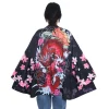 kimono japonais traditionnel haori pour hommes et femmes, kimono de samouraï, chemise à imprimé dragon, cardigan harajuku, vêtements pour hommes