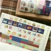 bande washi de dessin animé de style japonais, bande de papier esthétique ins, pour bricolage, manuel, scrapbooking, planificateur, ruban de masquage esthétique