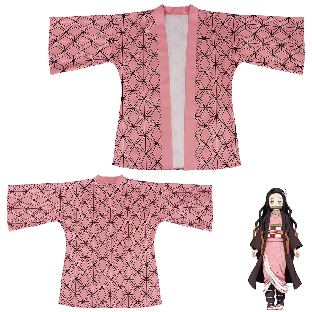 costume de cosplay anime kimonos kochou shinobu pour femmes, hommes et enfants, haori kimetsu no yaiba kamado tanjirou, costume de famille d'été costume de cosplay anime kimonos kochou shinobu pour femmes, hommes et enfants, haori kimetsu no yaiba kamado tanjirou, costume de famille d'été