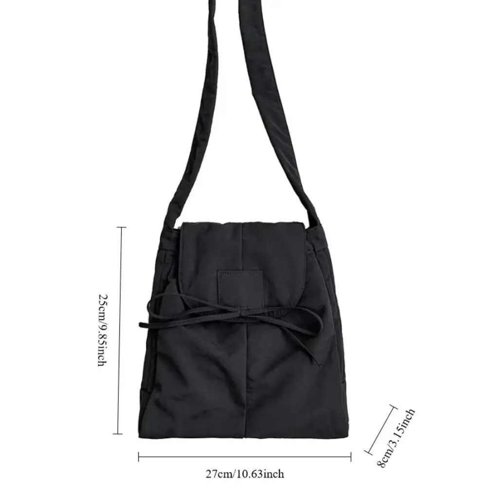 sac à bandoulière à rabat en nylon de style coréen, grande capacité, design de niche, sac en nylon léger et souple, fourre tout à fermeture éclair, sac à bandoulière pour femmes sac à bandoulière à rabat en nylon de style coréen, grande capacité, design de niche, sac en nylon léger et souple, fourre tout à fermeture éclair, sac à bandoulière pour femmes