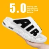 Été nouveau style coréen décontracté à la mode pantoufles d'air pour hommes lettre à la mode vêtements chauds pantoufles de sport