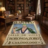 zoro wanted affiche conçu une pièce tapis chambre salon anti dérapant décoratif tapis de sol collection anniversaire cadeau tapis