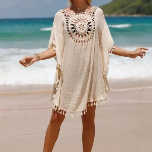 CROCHET BIKINI-maillot de bain Sexy pour femmes, robe d’été, vêtements de plage, chemise, Cover-up pour femmes CROCHET BIKINI-maillot de bain Sexy pour femmes, robe d’été, vêtements de plage, chemise, Cover-up pour femmes