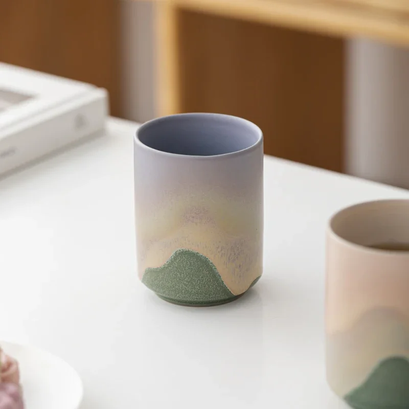 tasse en céramique de four japonais, tasse à thé artisanale en poterie brute faite à la main pour la cérémonie du thé traditionnelle, polyvalente (thé/café/eau) tasse en céramique de four japonais, tasse à thé artisanale en poterie brute faite à la main pour la cérémonie du thé traditionnelle, polyvalente (thé/café/eau)