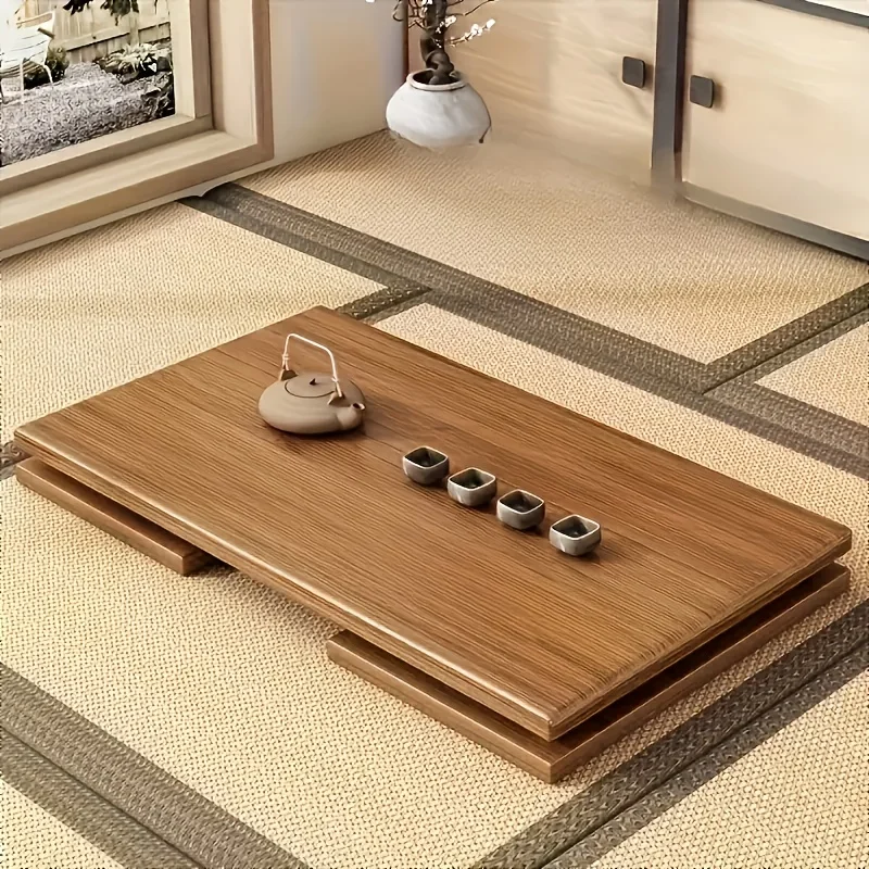 table pliante polyvalente en bambou – style japonais, parfaite pour la chambre à coucher et l'étude, conception durable de taille basse avec finition lisse table pliante polyvalente en bambou – style japonais, parfaite pour la chambre à coucher et l'étude, conception durable de taille basse avec finition lisse