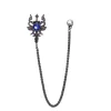 broche style chinois su chaîne hommes mode loisirs costume d'affaires accessoires alliage broche cadeaux