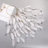 bandeau de sauna en plumes de paon pour femmes, turban bohème, bandeaux de cheveux pour dames, accessoires de fête de festival, nouvelle mode